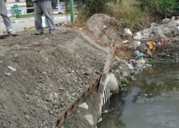 Obstrução de passagem de água para o Mangue vira caso de Polícia