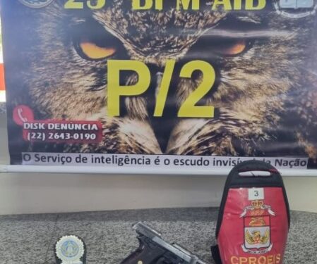 PM prende homem com pistola durante uma busca em Búzios