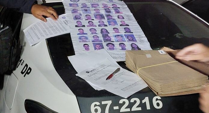 Policia Civil realiza mega operação com 35 mandados de prisões