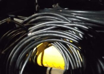 Trio é preso por furto de cabos na Região