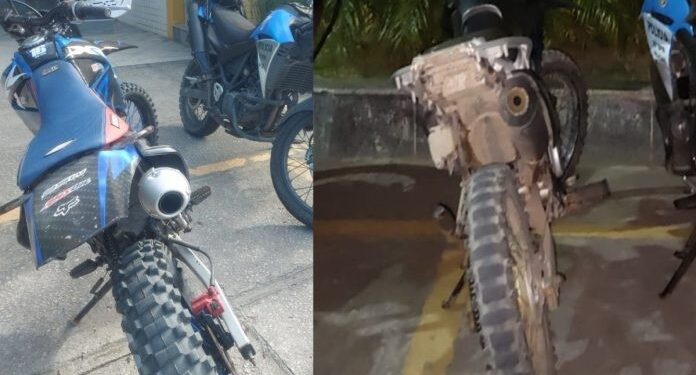PM apreende motocicletas adulteradas