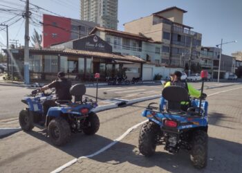 Praias de Macaé passam a contar com policiamento motorizado de quadriciclo