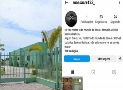 Página em rede social ameaça alunos de escola municipal de SFI