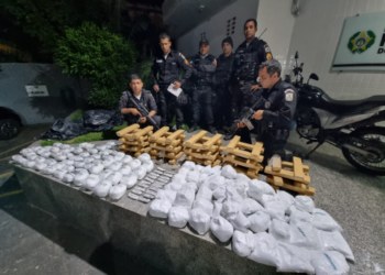 PM apreende grande quantidade de drogas em Campos