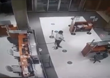 Segurança de sanatório recepciona, oferece cadeira de rodas e conversa com fantasma?