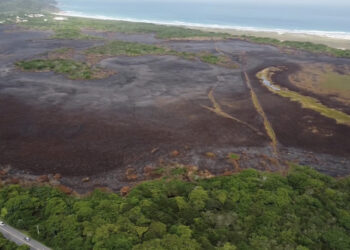 Cerca de 120 hectares de vegetação são desmatados em incêndio em Cabo Frio