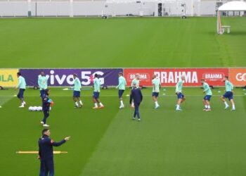 Copa: primeiro treino da seleção tem golaços marcados