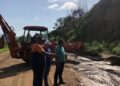 Temporal causa deslizamento de terra na RJ-158