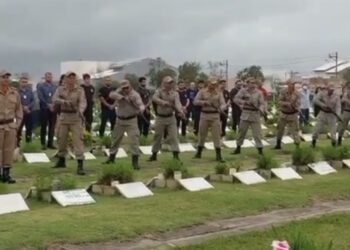 Com Honras Fúnebres, Sargento dos Bombeiros é enterrado em Campos