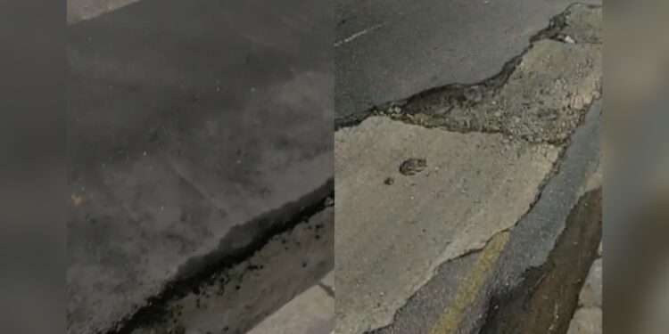 Prefeitura vai tampar apenas dois buracos, mas “esquece” um