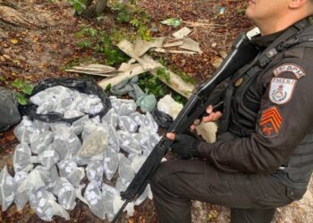 PM apreende grande quantidade de drogas em Cabo Frio