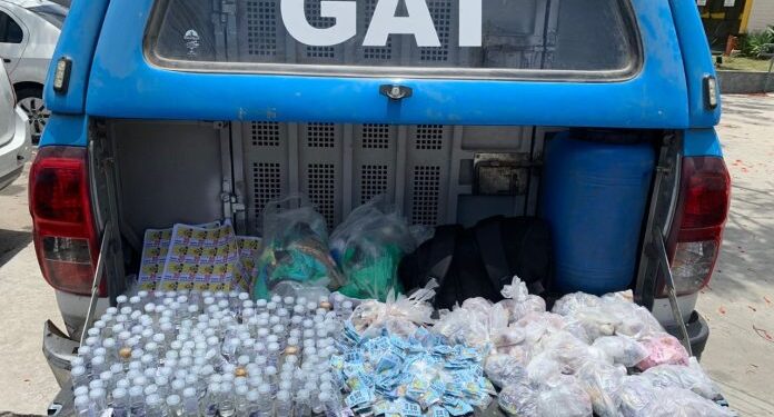 PM apreende drogas em Cabo Frio