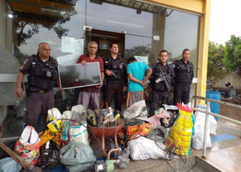 Suspeitos de participarem de furtos em praias de SFI são detidos pela Polícia Militar