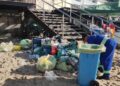 Praias e ruas contabilizam 25 toneladas de lixo pós-réveillon