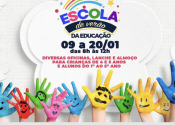 “Escola de Verão” da educação municipal, abre inscrições
