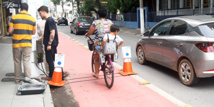 Contador automático de bicicletas é instalado nesta segunda-feira (9)
