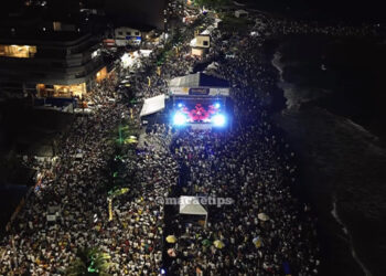 Virada do ano reúne cerca de 40 mil pessoas