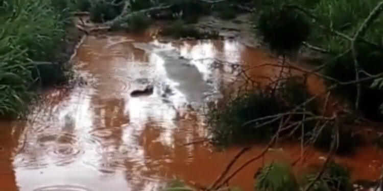 Temporal com ventos fortes atinge cidade do Noroeste Fluminense