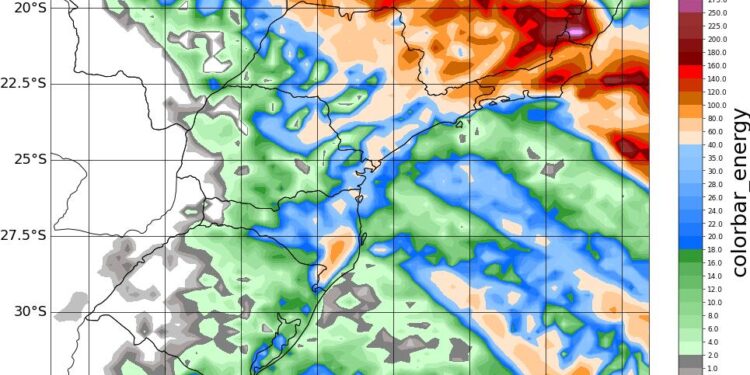 Alerta de temporais para todo Estado do Rio de Janeiro