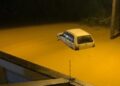 Ruas ficam alagadas após temporal em Itaocara