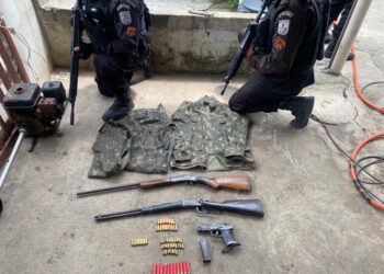 PM apreende armas em Barra de São João