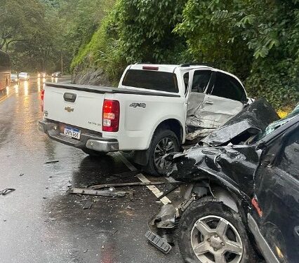 Vereador de Trajano se envolve em grave acidente na BR-116