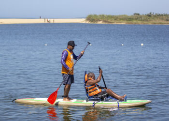 Macaé Verão para Todos realiza edição especial para pessoas com deficiência na Lagoa de Imboassica
