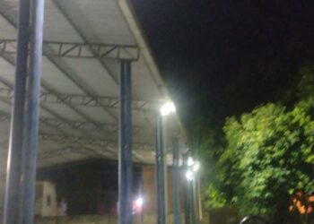 Quadra comunitária da Virgem Santa passa por manutenção e nova iluminação
