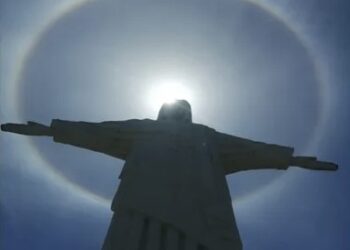 Halo solar: fenômeno impressiona moradores do Noroeste Fluminense