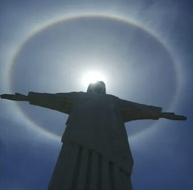 Halo solar: fenômeno impressiona moradores do Noroeste Fluminense