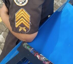 PM encontra submetralhadora dentro de mata em São Francisco de Itabapoana