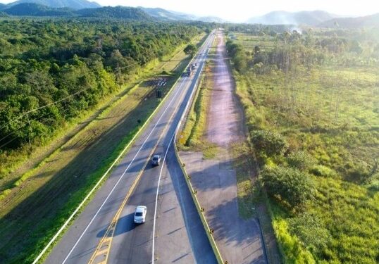 Arteris Fluminense inicia obra de duplicação, na BR-101, em Silva Jardim