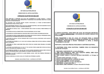 Eleitor da 109ª Zona de Macaé: Justiça Eleitoral emite comunicado