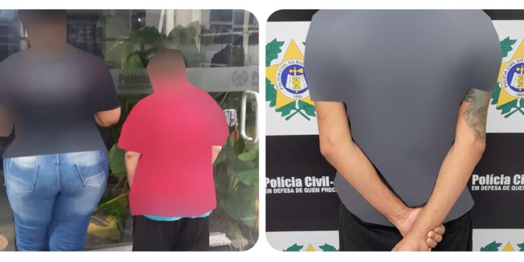 Polícias Civis e Militar prendem trio de estelionatários