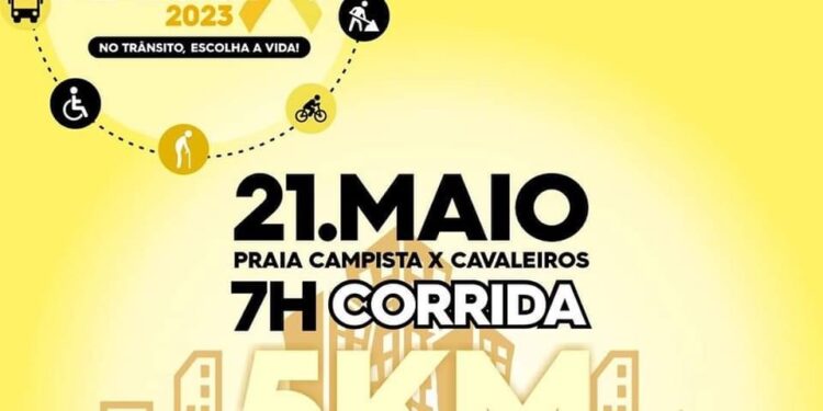 Corrida do Maio Amarelo é neste domingo (21)
