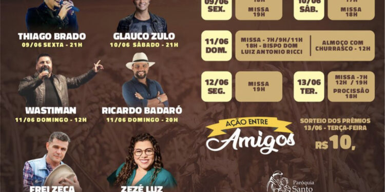 Iniciado os festejos para Santo Antônio