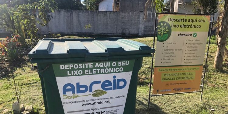 Município tem novo ponto de coleta de lixo eletrônico