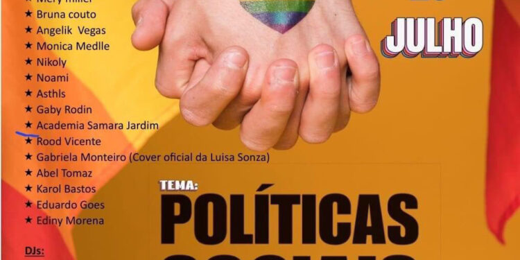 Parada do Orgulho LGBTQIAP+ é neste domingo (23)