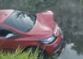 Carro é encontrado dentro de valão