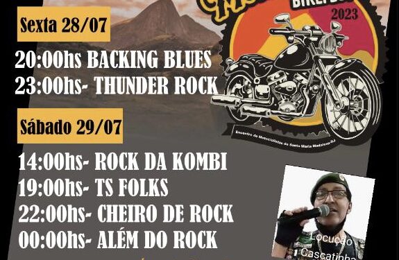 Santa Maria Madalena é sede do 19º Encontro de Motociclistas