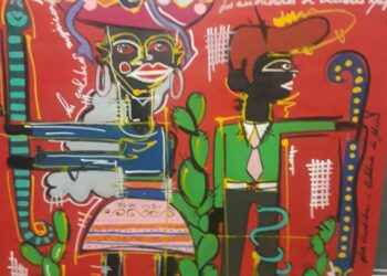 Evento cultural no Centro de Macaé recebe o artista plástico Ulisses de Andrade, com a presença da chef Tatyana Loyola