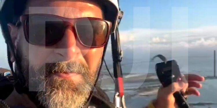 Identificado piloto que morreu após queda de paramotor em Rio das Ostras