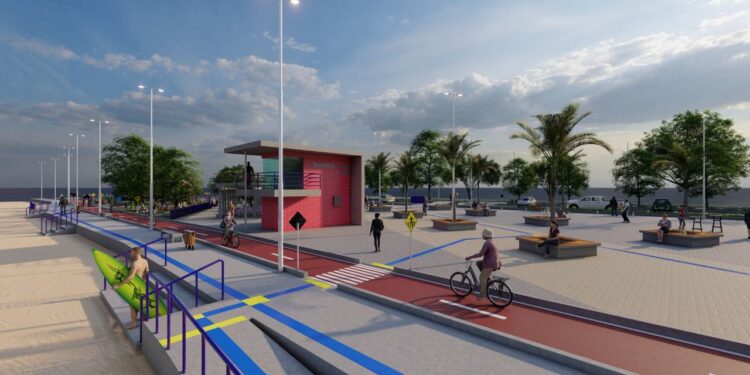 Obras na Praia do Bar do Coco rumo à etapa final