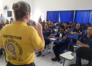 Agentes da Guarda Municipal recebem treinamento intensivo da Patrulha Maria da Penha