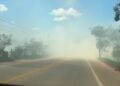 Incêndio às margens da rodovia que liga Macaé X Glicério coloca motoristas em risco