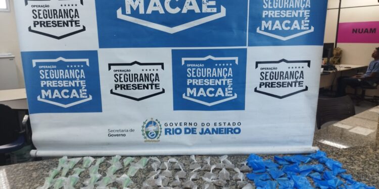 Segurança Presente Macaé prende traficante de drogas