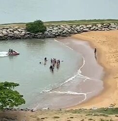 Jetski é flagrado em área de navegação proibida