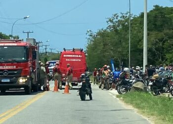 Motociclista morre em acidente na Estrada do Guriri, em Cabo Frio