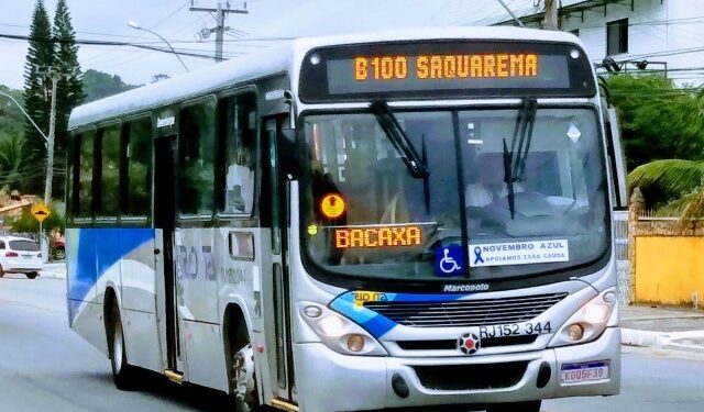 Tarifa da linha de ônibus Saquarema x Rio Bonito sobe para R$ 7,80