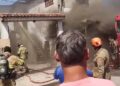 Restaurante é atingido por incêndio em São Pedro da Aldeia